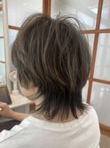 マッシュウルフ×オリーブグレージュ×ミセス