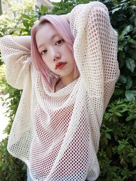 ブゾン(buZon) 【buZonブゾン】ハイトーン切りっぱなしボブ