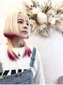 クラゲスタイルで作るフォックスカラー[武蔵小杉/クラゲヘアー]