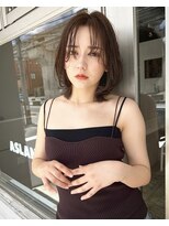 アスラン(ASLAN)&nbsp;【aslan】ウルフレイヤースタイル/グレージュ