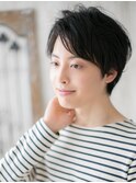 アッシュブラックで好感度◎アンニュイこなれヘアb新所沢