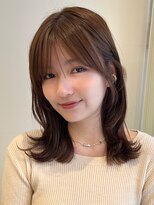 ガーデンヨコハマ(GARDEN YOKOHAMA) こなれミディレイヤーカットくびれヘア束感前髪顔まわりカット