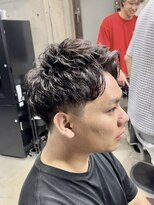 フイ 自由が丘(men's salon Hui)&nbsp;ハイトーンカラー/マッシュパーマ/アースカラー/men's/