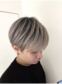 ハイライトバレイヤージュダブルカラー20代30代40代グレージュ
