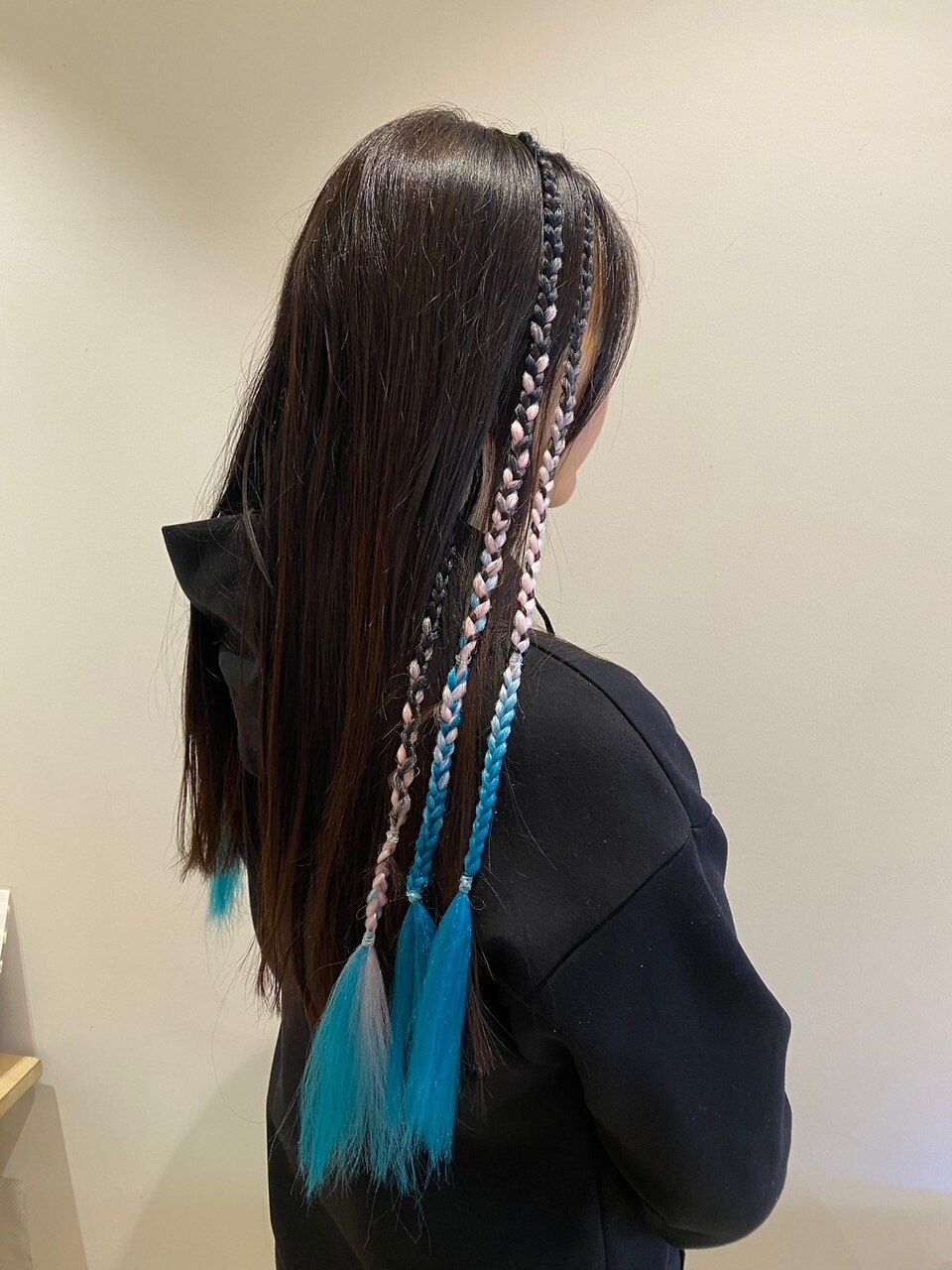 編み込みエクステ ロングストレート　束毛 編み込みエクステ 67 束毛 ロングストレート - メルカリ