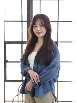 ディアローグ 自由が丘Luz店&nbsp;モーブカラー大人かわいいアンニュイパーマロングカール