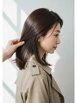 アントワープトーキョー(antwerp TOKYO)&nbsp;髪質改善ニュアンスカラーツヤ髪スタイルセンターパート