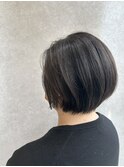 グレージュ/大人ボブ