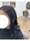 インナーカラーブルー♪