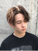 ツイストスパイラルパーマ波巻きパーマシャドウパーマ黒髪原宿