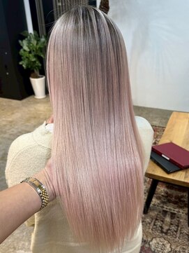 メリー オオサカ(Merly Osaka) white pink balayage