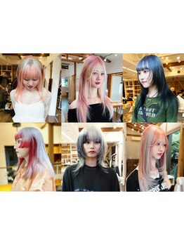 色落ちも可愛い!再現性◎の最先端デザインカラー*[エクステ/ダブルカラー/ケアブリーチ/学割U24/北参道]