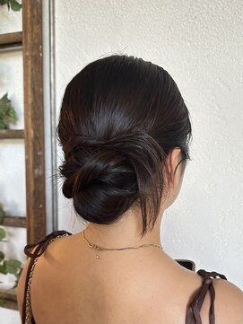 ファーストステップ 表参道(FIRST STEP) 結婚式/タイトシニヨン/アップスタイル/ドレスヘア表参道