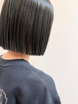 リールヘアー 香椎店(rire hair) ボブ×ダークカーキーアッシュ