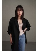 薬院【honen】姫カットレイヤーショートボブウルフ髪質改善