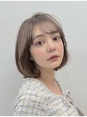 赤坂/レイヤーボブ/透明感カラー/巻ける縮毛矯正/顔まわりカット