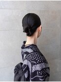 【snuw mina】お祭りヘアセット/ヘアアレンジ/タイトヘア/伏見
