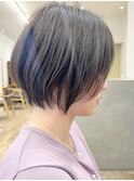 【Say.福岡】ショートボブ×サイドバング×髪質改善×縮毛矯正