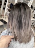 ダブルカラー/バレイヤージュ/白髪ぼかし/韓国風ヘア/髪質改善
