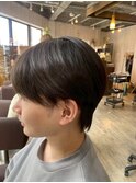 韓国風◎自然な丸みが魅力のマッシュショート