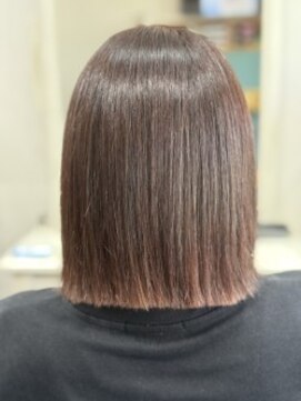 スナリー(Snaly) 切りっぱなしボブ/ピンクベージュ