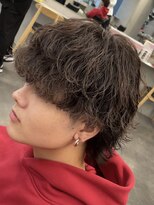 フィフス トウキョウ (fifth TOKYO) 渋谷波巻きツイストルーズパーマメンズカットマッシュウルフヘア