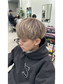 ジュール メンズ 大分(Joule men's) フェザーパーマ/バレイヤージュ/シャドールーツ/[大分駅]