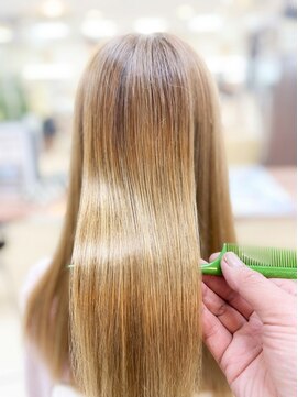 ビーワンヘアー 藤井寺 土師ノ里(B1hair) うる艶ハイトーンベージュ