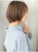 前下がり小顔ナチュラルボブダークブラウンTd3浦和20代30代40代