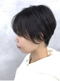 丸みショート/くびれショート/前髪なしショート/ショート/船橋