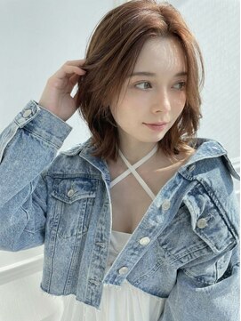アッシュ 志木南口店(Ash) 韓国風くびれミディアムレイヤー