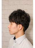 新宿ビジネスマン向け束感ショート