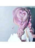 【奈良/inni hair】ハート アレンジ