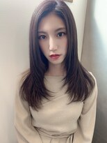 カームリーヘアー(calmLY HAIR) 前髪/アンブレラカラー/こなれミディ/イメチェン/ウェーブパーマ