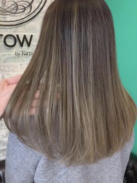 グロウ 上野御徒町(grow) ピンクベージュ/ハイライトカラー/小顔/ボブルフ[上野/御徒町］