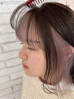 【Lond表参道倉崎涼】初カラーはインナーカラーで☆