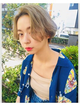 アクト 原宿(ACT) 韓国風へア 外国人風へア くびれへア ブロンドヘア