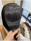 透明感カラー!ブルーブラック!