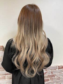 ルフレ 新宿本店1st(Reflet) 《プルエクステ×グラデーションカラー》#新宿#新宿三丁目