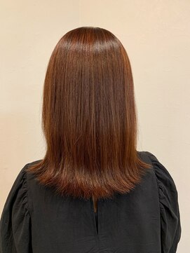 ナンバー 天王寺(NUMBER) 深みのあるオレンジブラウン