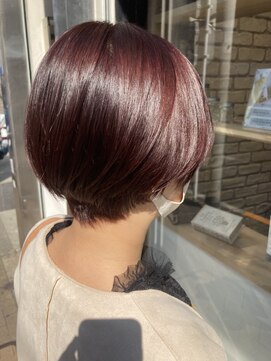 アース 三軒茶屋店(HAIR&MAKE EARTH) 色素濃いめのカシスカラー