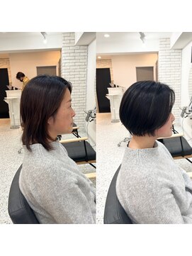 メモリーズ 銀座(Memories) ハネる毛先が気になるお客様へ　ショートヘア/銀座駅