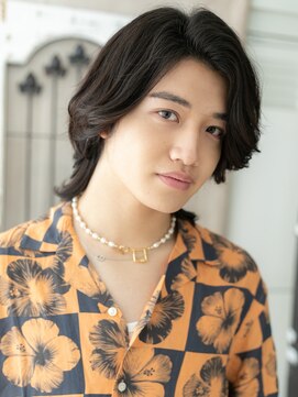 トニーアンドガイ メン 与野駅前店(TONI&GUY MEN) Cカールでルーズなかき上げワイルドウルフショートa与野10代20代