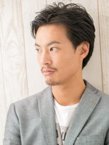 モッズヘア メン 上尾東口店(mod's hair men)&nbsp;濡れたような質感で大人の色気アップバングショートR上尾