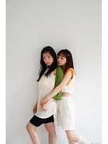 ヘアーアンドファッションシオミエイチ (hair＆fashion shiomi H)&nbsp;グレーブラック×レッドブラウン