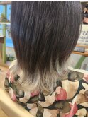 大人女性外はねボブ