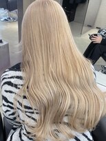 ペレ 栄店(PELE)&nbsp;黒髪/グレーベージュ/レイヤーロング/ブリーチ/栄/名駅