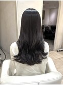 グレーベージュ/レイヤーロング/ラベンダーグレージュ