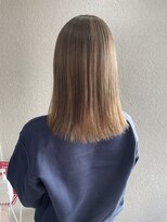 アジールヘア 所沢プロペ通り店(agir hair)&nbsp;エアリーロング美髪ケアブリーチグレージュカラー練馬所沢韓国