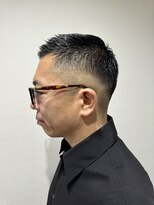 ランソ 新宿(RUNSO)&nbsp;フェザーパーマ×サーフカール×刈り上げセンターパート